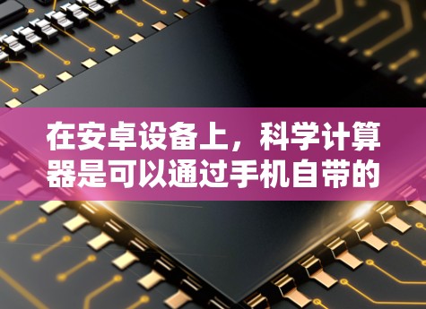 在安卓设备上,科学计算器是可以通过手机自带的计算器或第三方的在线科学计算器使用的。以下是详细的步骤和注意事项 在安卓设备上,科学计算器是可以通过手机自带的计算器或第三方的在线科学计算器使用的。以下是详细的步骤和注意事项