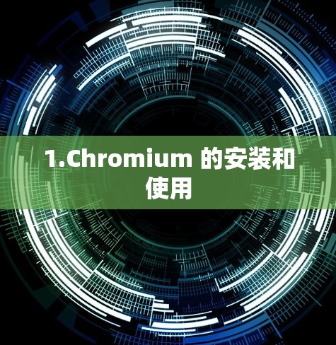 1.Chromium 的安装和使用 1.Chromium 的安装和使用