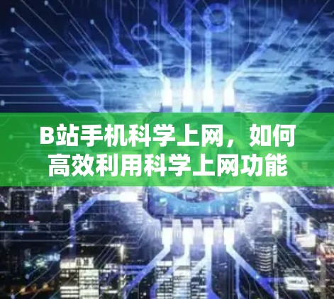 B站手机科学上网，如何高效利用科学上网功能