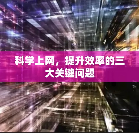 科学上网,提升效率的三大关键问题 科学上网,提升效率的三大关键问题