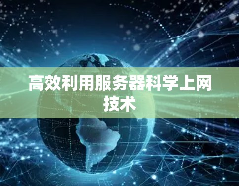 高效利用服务器科学上网技术 高效利用服务器科学上网技术