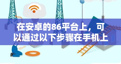 在安卓的86平台上,可以通过以下步骤在手机上上网 在安卓的86平台上,可以通过以下步骤在手机上上网