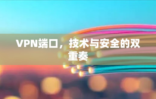 VPN端口,技术与安全的双重奏